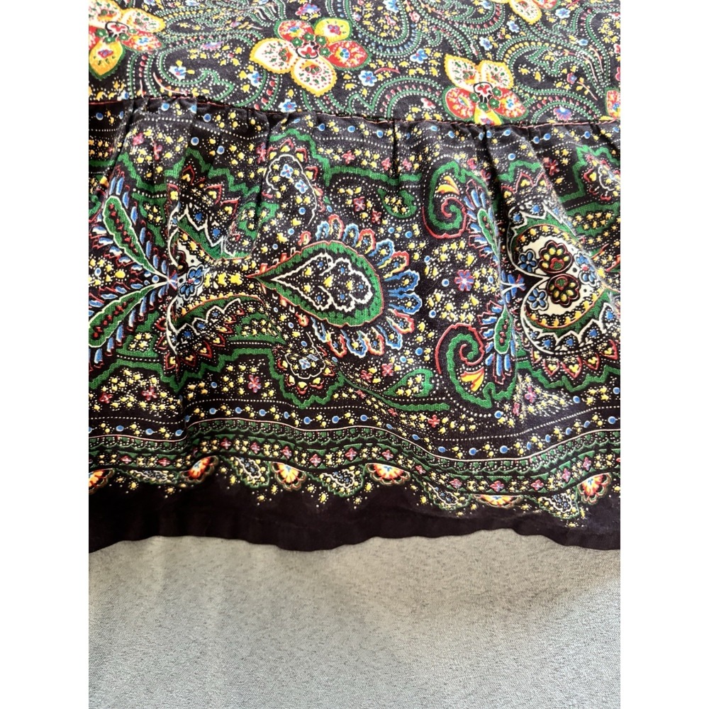 Vintage Handmade Prairie Skirt 70s XS Ditsy Floral Cottagecore Romantic Boho - Picture 5 of 8